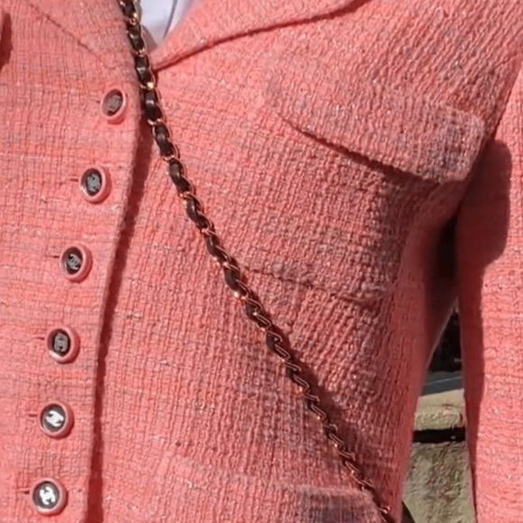 Chanel Vintage Cruise 1995 Salmon Pink 95C Jacket